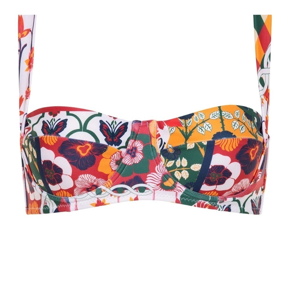 Carolina K Carmel Bikini Top Size M NWT
